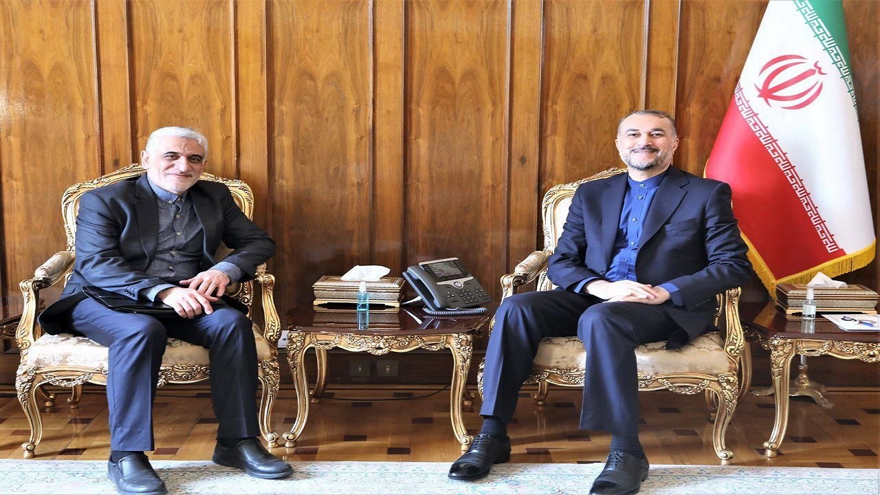 دیدار نماینده دائم جمهوری اسلامی ایران در سازمان ملل متحد با امیرعبداللهیان