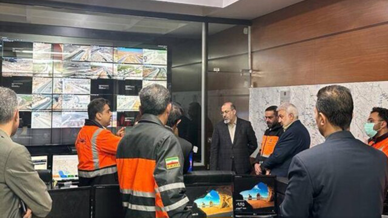 بازدید رئیس کل دیوان محاسبات کشور از مرکز مدیریت راه‌های فارس