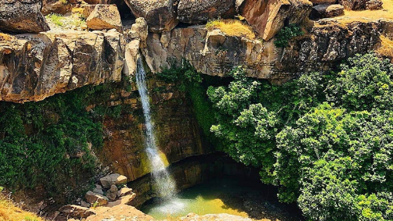 آبشار زیبای ماربره دره شهر + فیلم