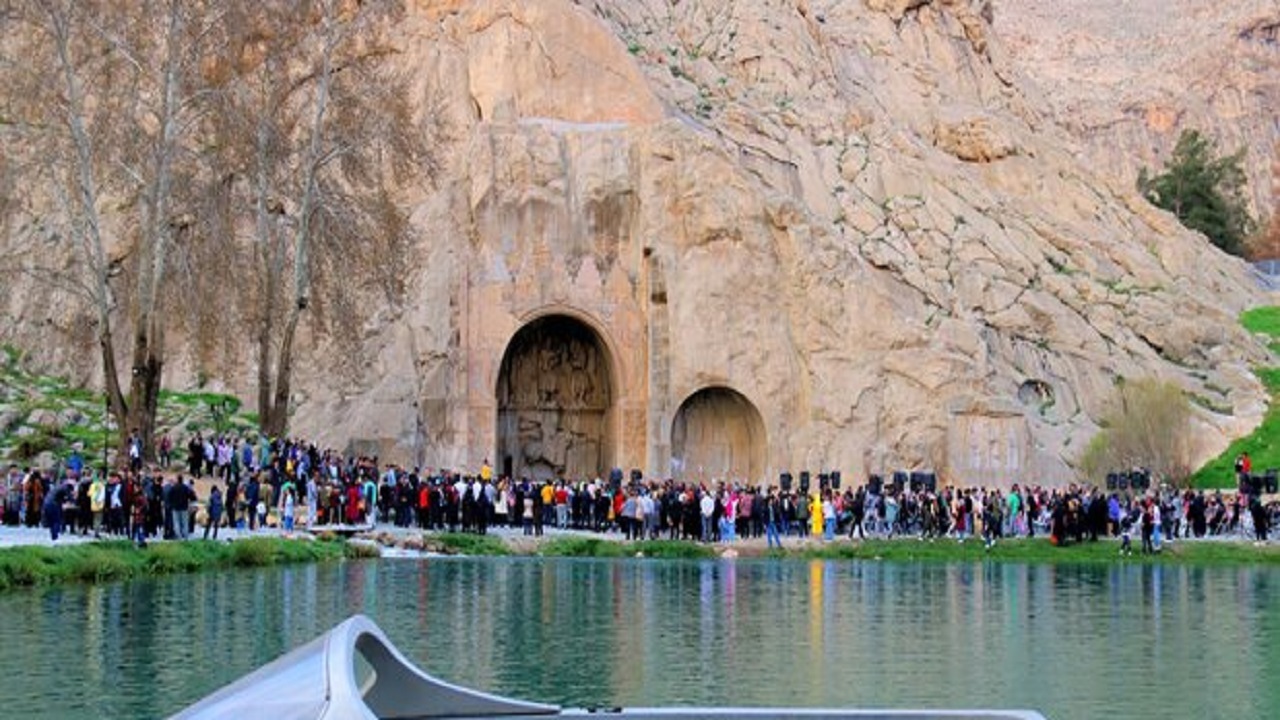 رکوردداری طاقبستان و بیستون در آمار بازدید کنندگان نوروزی