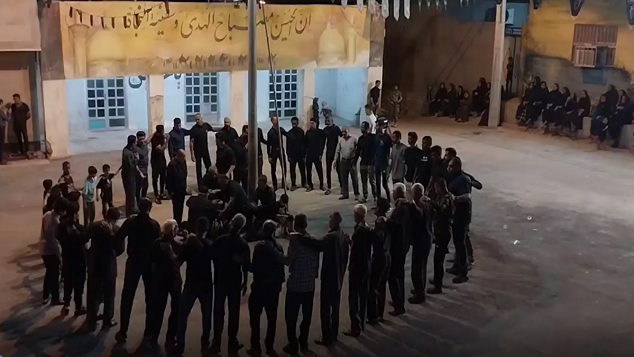 مراسم عزاداری شهادت حضرت علی (ع) در جزیره قشم + فیلم