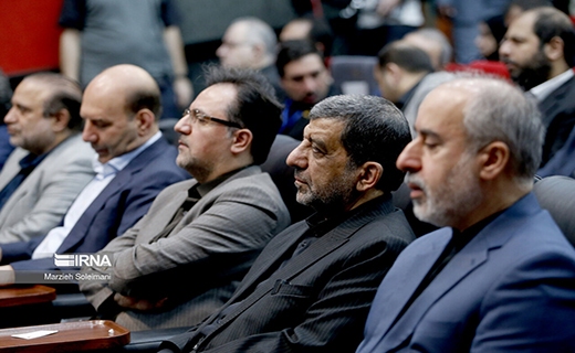 کنعانی و ضرغامی در مراسم بزرگترین پرچم جمهوری اسلامی