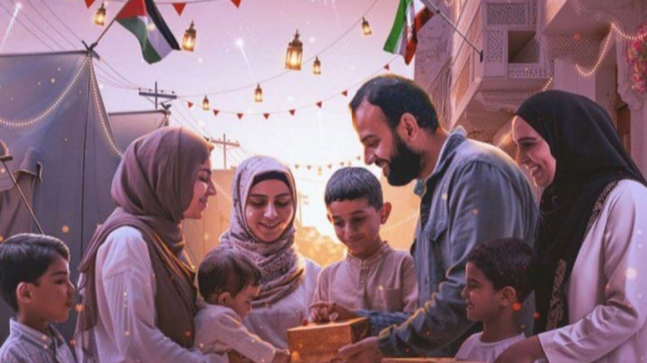 مراسم ضیافت افطاری فلسطینی در تهران