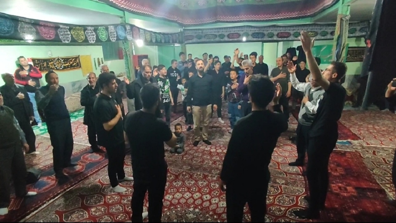 مراسم عزاداری شهادت مولای متقیان حضرت علی (ع) در روستای توآباد + تصاویر