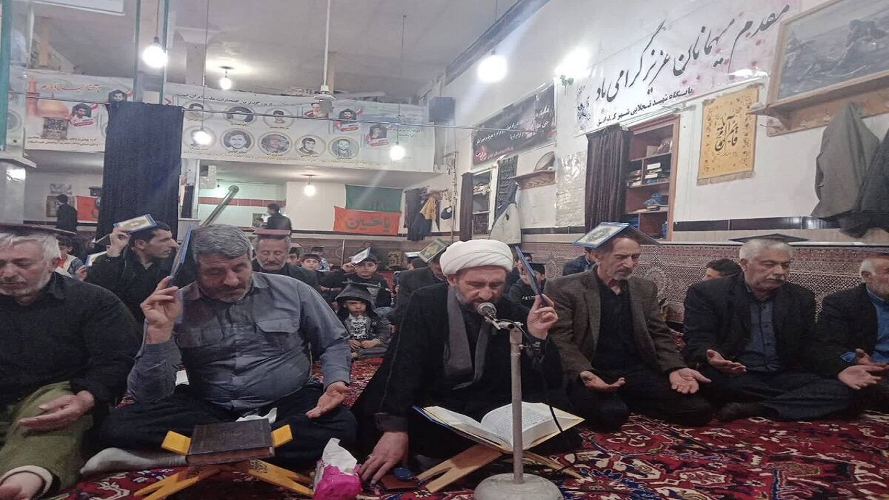 مراسم احیای شب بیست و یکم ماه رمضان در کلوانق + تصاویر
