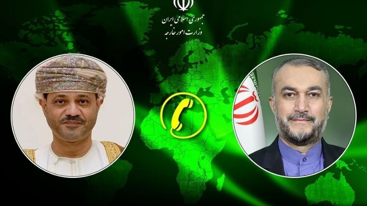 رایزنی تلفنی وزرای خارجه ایران و عمان در مورد حمله تروریستی رژیم صهیونیستی