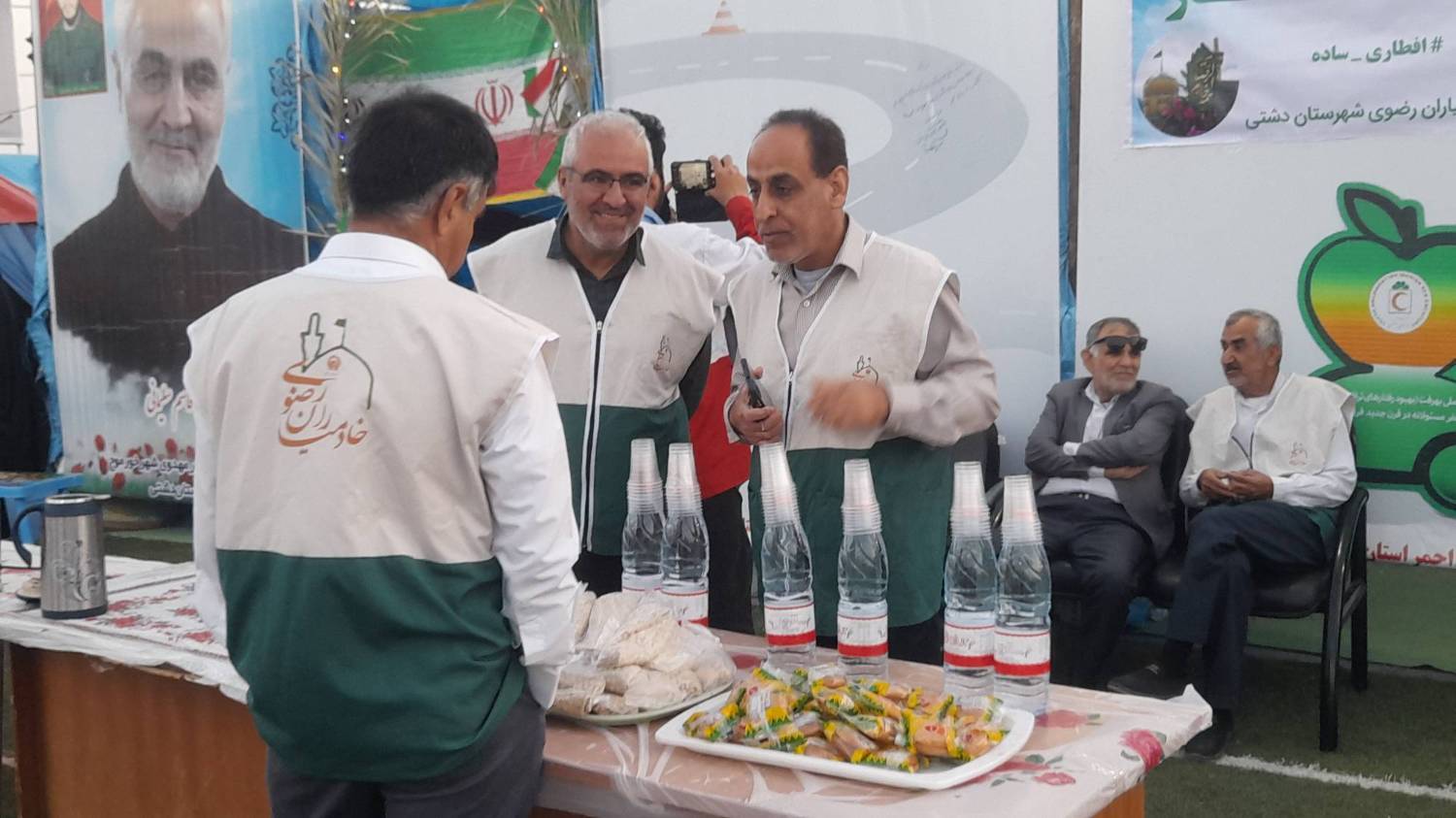 برپایی ایستگاه صلواتی