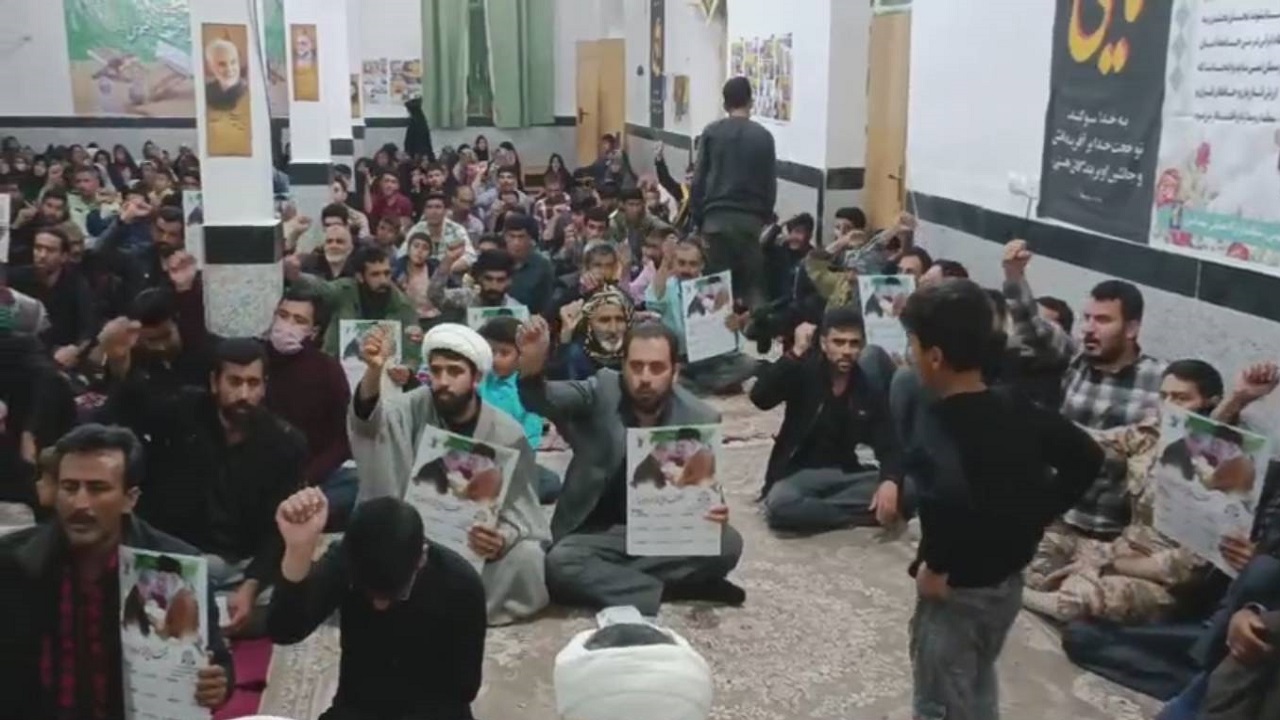 اعلام انزجار اهالی روستای تجشک از حمله تروریستی به کنسولگری ایران در دمشق + فیلم