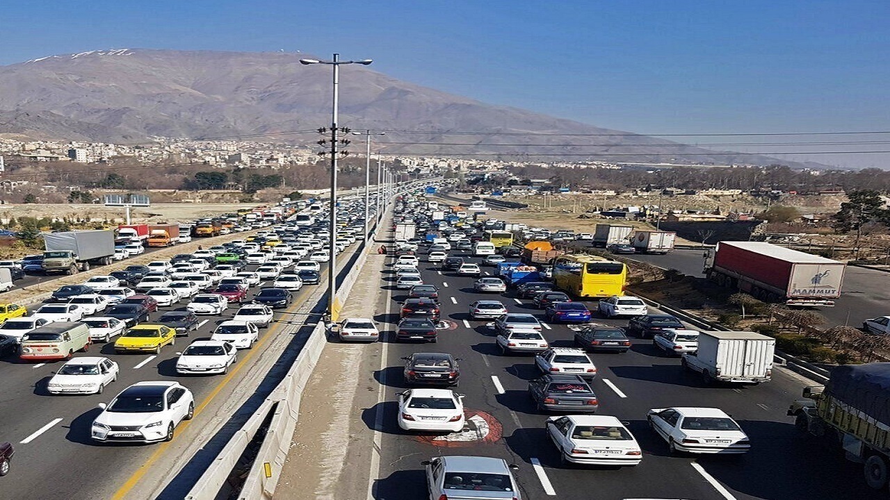 ثبت تردد ۲۲ میلیون دستگاه خودرو در محور‌های مواصلاتی قزوین 
