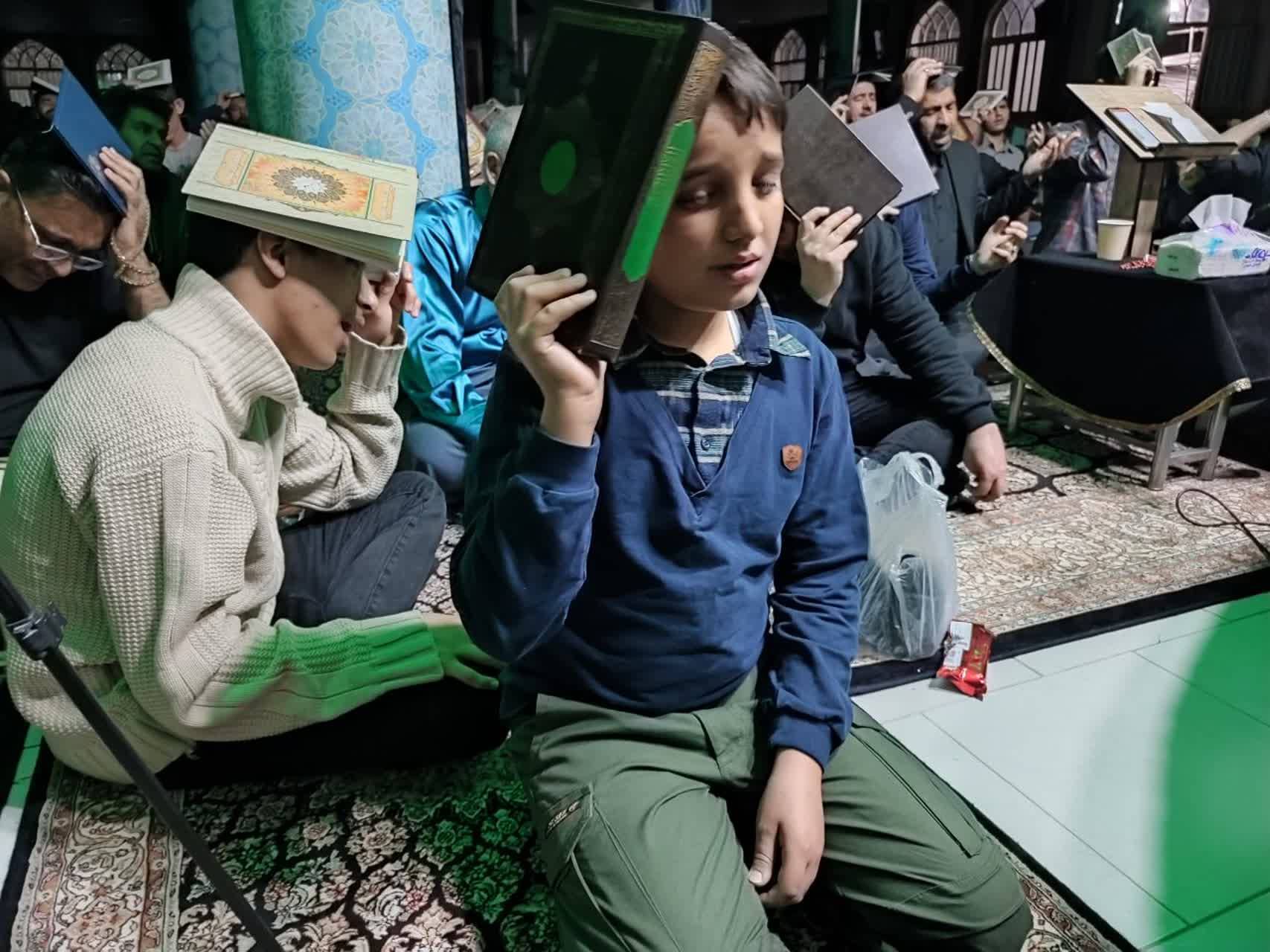 مراسم قرآن به سری در شب شهادت مولی متقیان