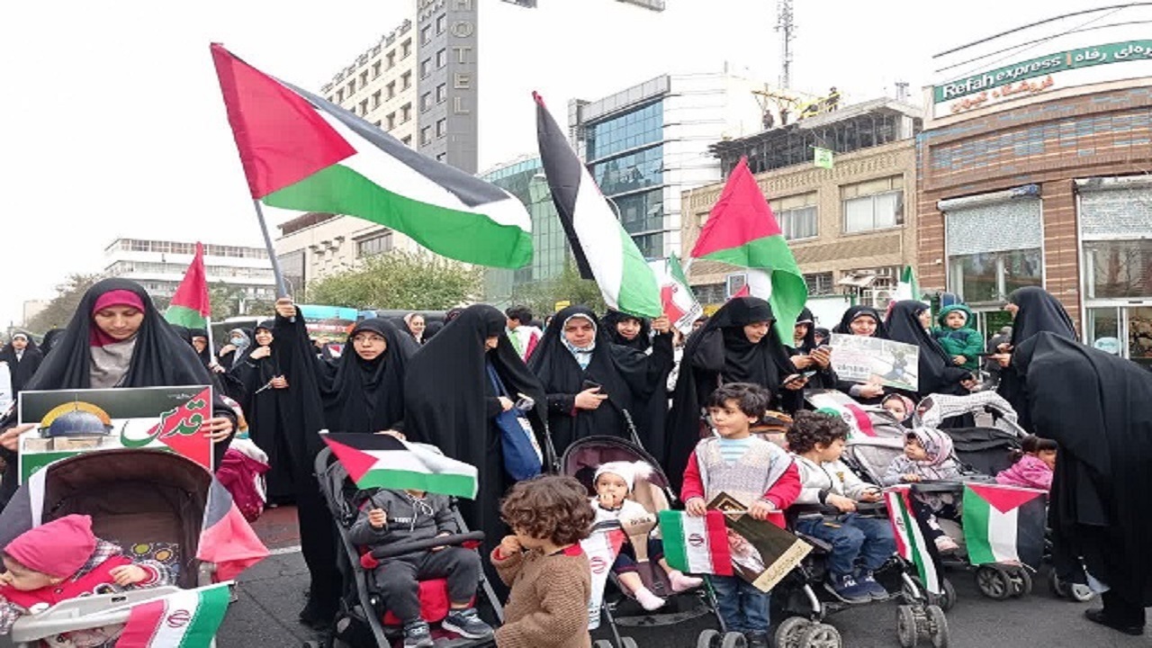 تجمع کالسکه سواران همدانی در روز قدس