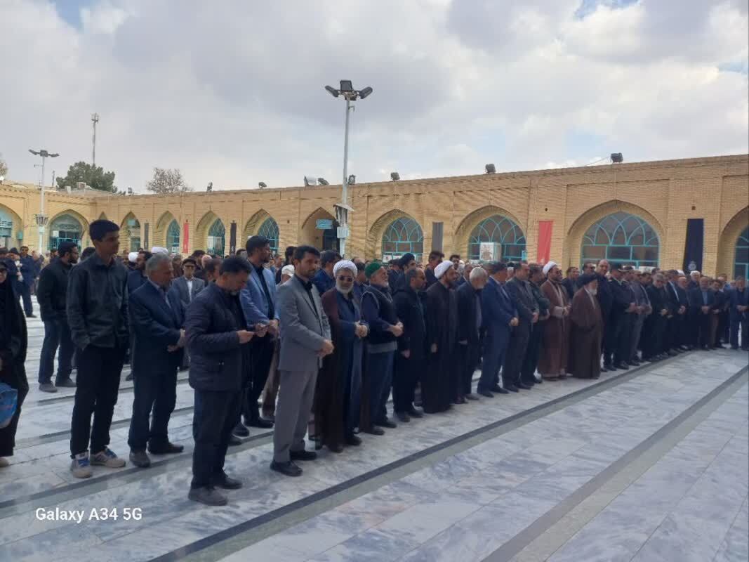 تجمع مردم نیشابور برای اقدام تروریستی اسرائیل