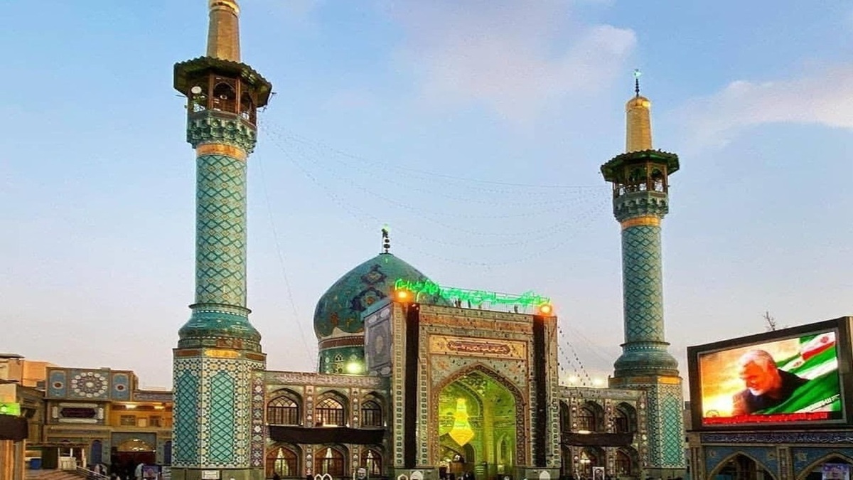 رونمایی از بزرگترین کتیبه دست‌نویس کشور در آستان مقدس امامزاده صالح (ع)