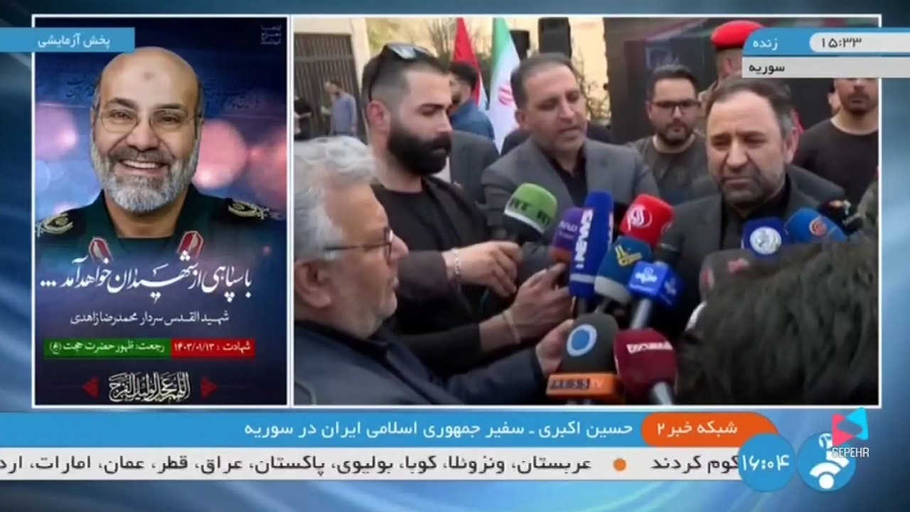 صحبت‌های سفیر جمهوری اسلامی ایران در سوریه در مورد جنایات رژیم صهیونیستی + فیلم