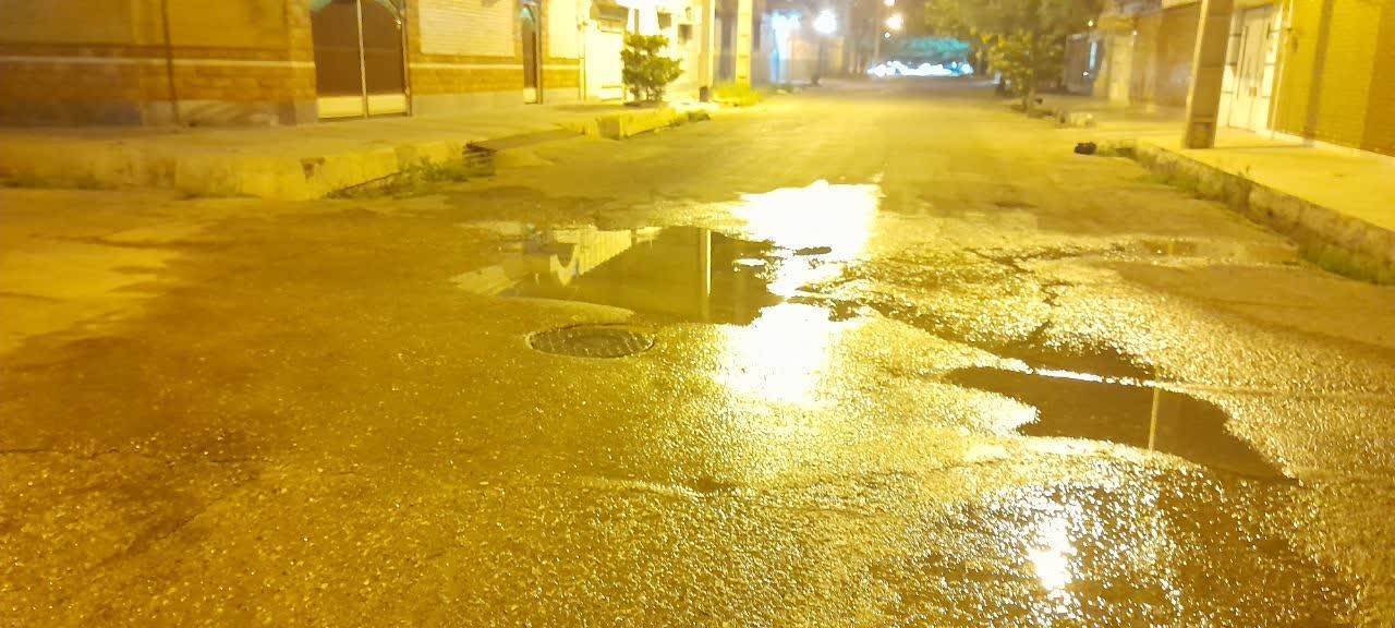 هدررفت آب در معابر