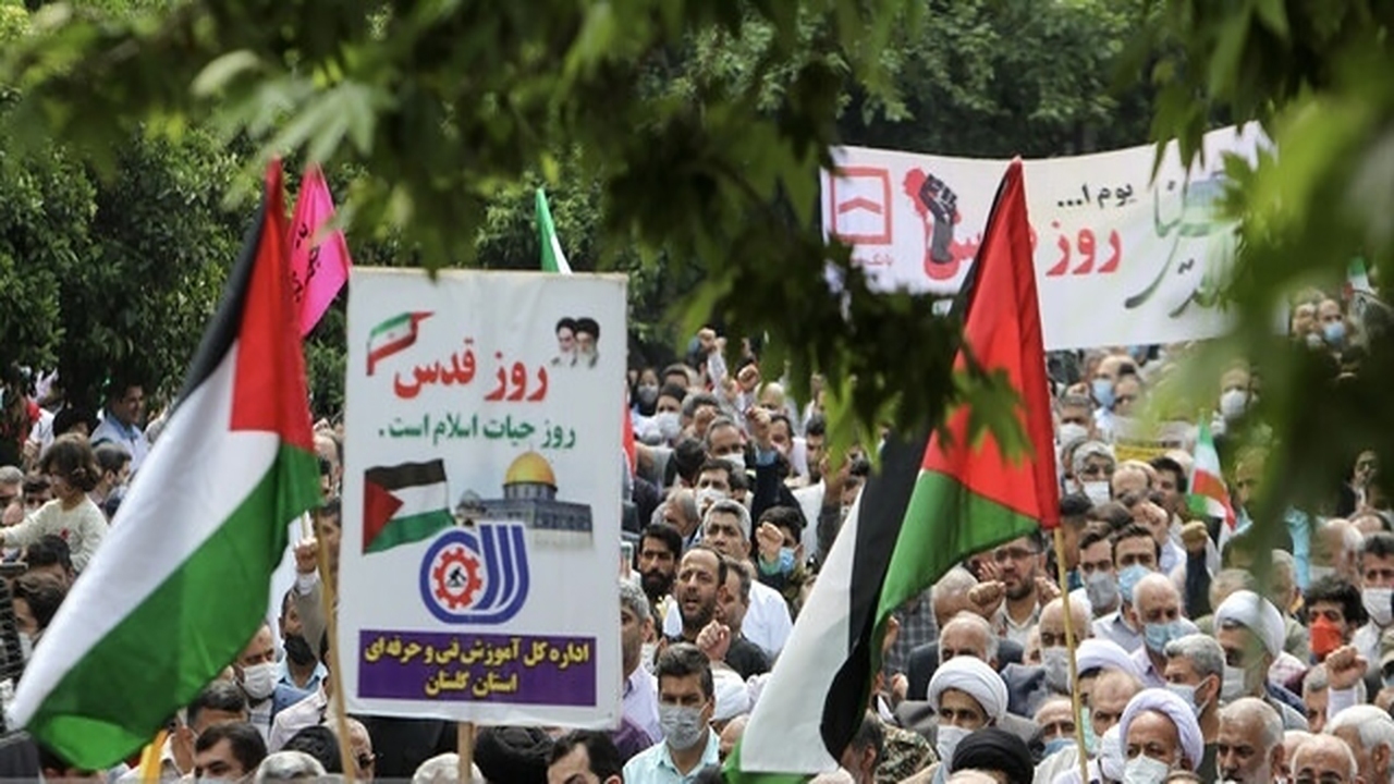 فعالیت ۱۰۰۰ پایگاه هلال احمر در راهپیمایی روز قدس