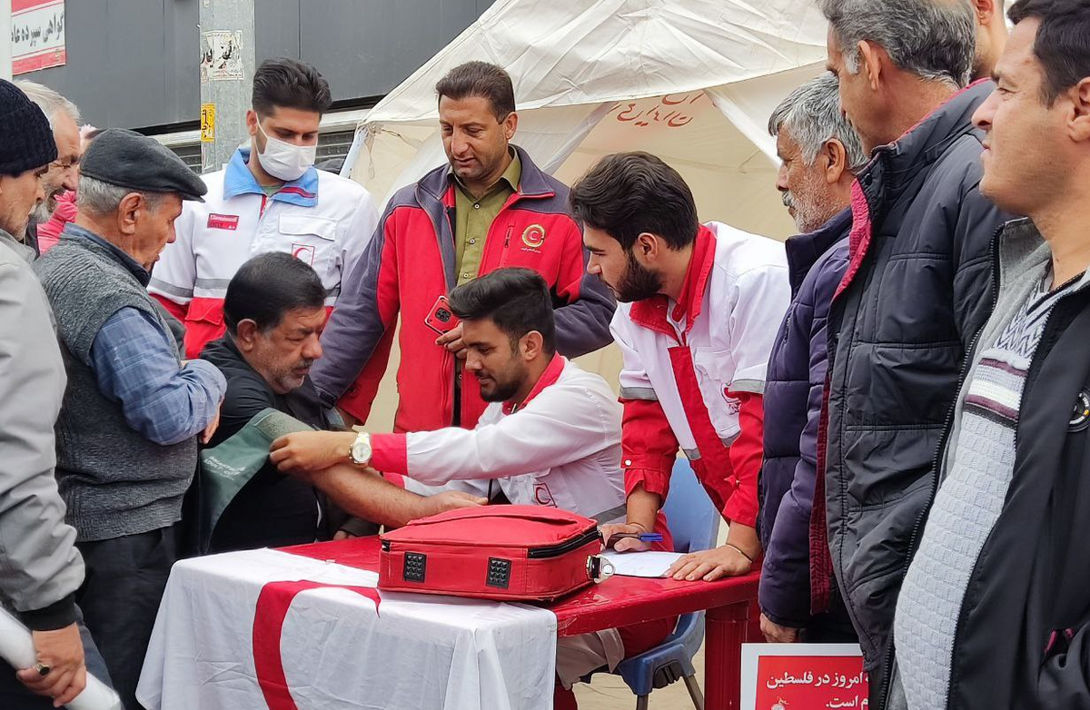 پوشش امدادی راهپیمایی روز قدس با مشارکت ۷۰ تیم هلال‌احمر