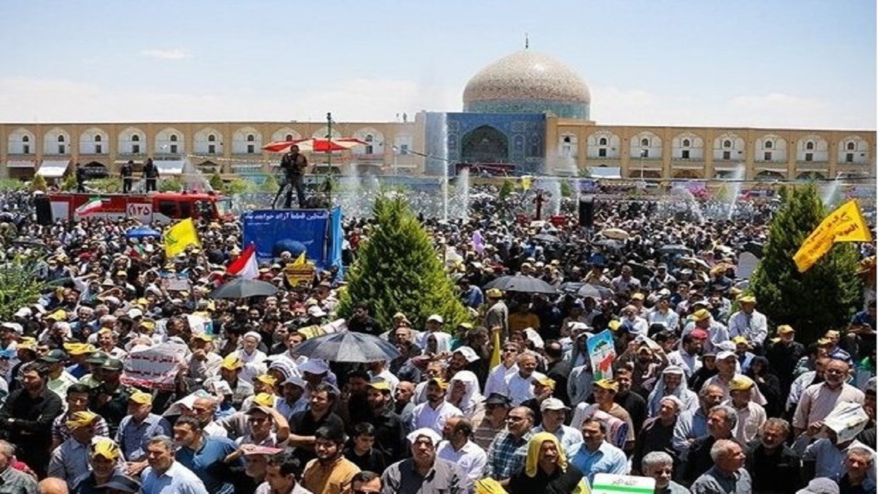 آغاز راهپیمایی روز جهانی قدس تا ساعتی دیگر در اصفهان