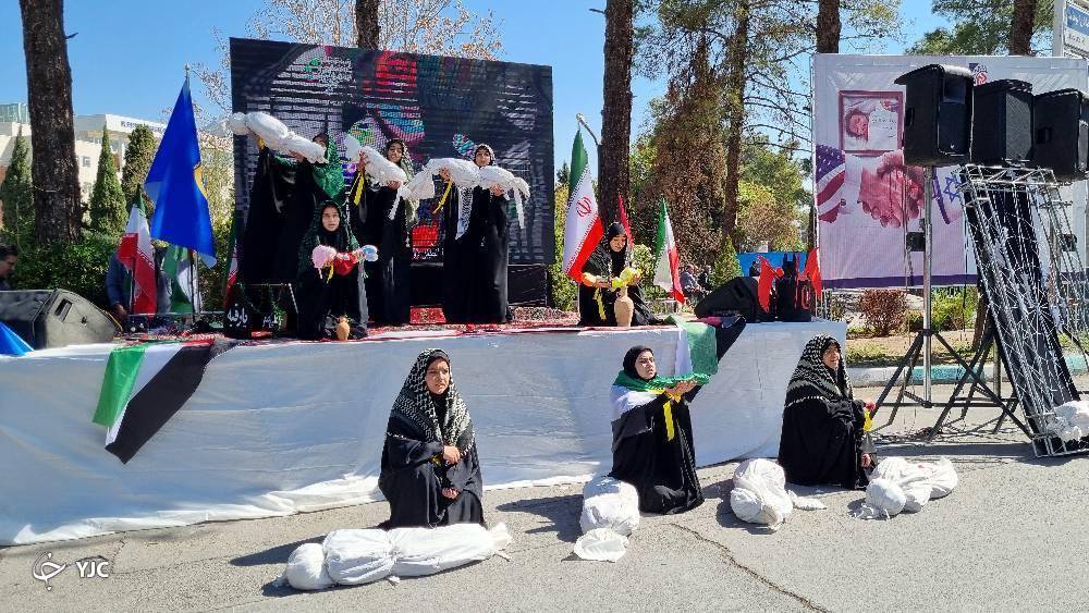 طنین فریاد &laquo;مرگ بر اسرائیل&raquo; در پایتخت مقاومت
