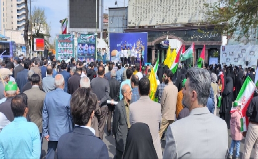آغاز راهپیمایی روز جهانی قدس در رشت