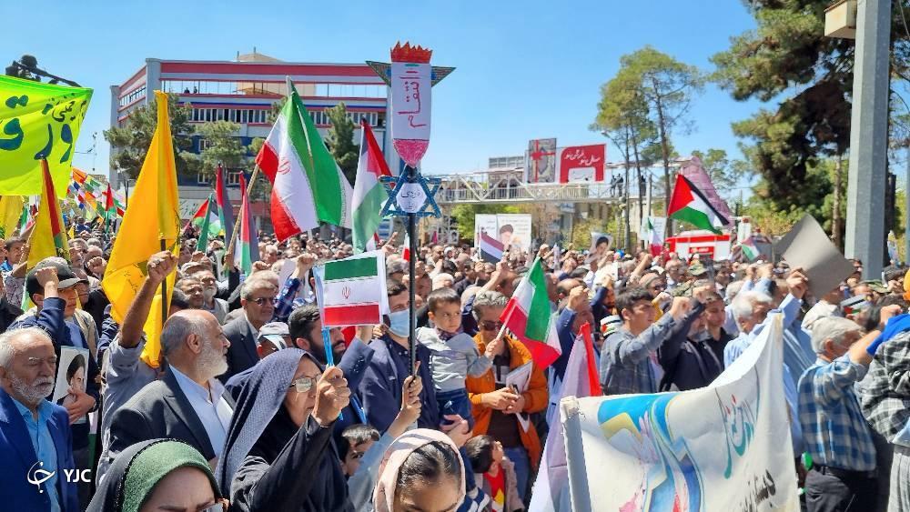 طنین فریاد &laquo;مرگ بر اسرائیل&raquo; در پایتخت مقاومت