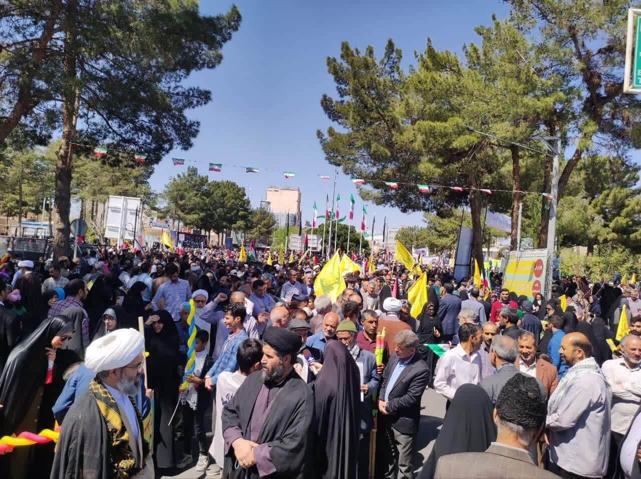 آغاز راهپیمایی روز جهانی قدس در خراسان جنوبی + تصاویر