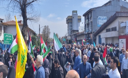 آغاز راهپیمایی روز جهانی قدس در رشت+عکس
