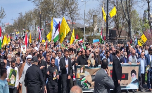 آغاز راهپیمایی روز جهانی قدس در رشت+عکس