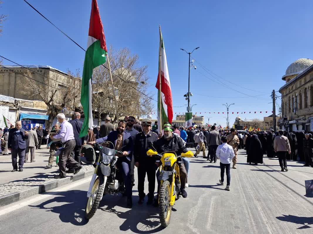 آغاز مراسم راهپیمایی روز قدس در همدان
