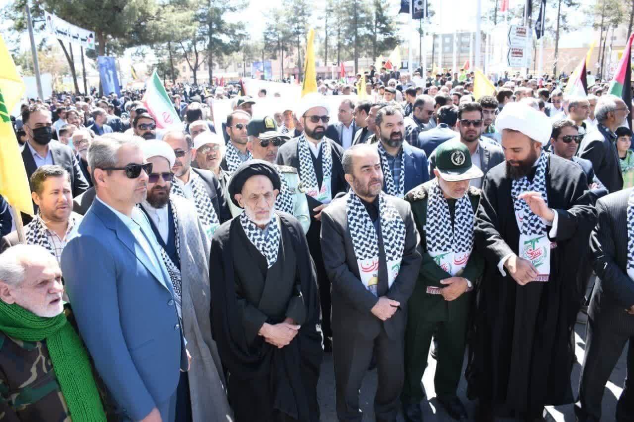 آغاز راهپیمایی روز جهانی قدس در خراسان جنوبی + تصاویر