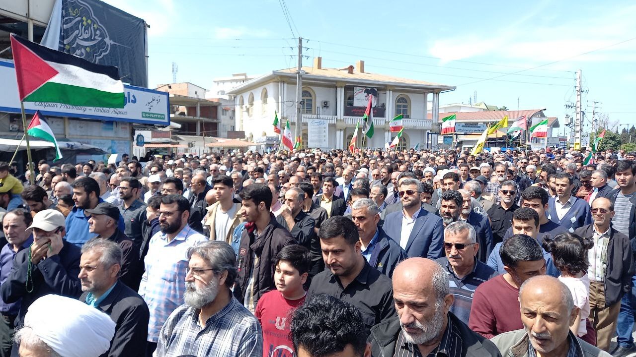 طنین انداز شدن فریاد آزادی قدس در سراسر مازندران