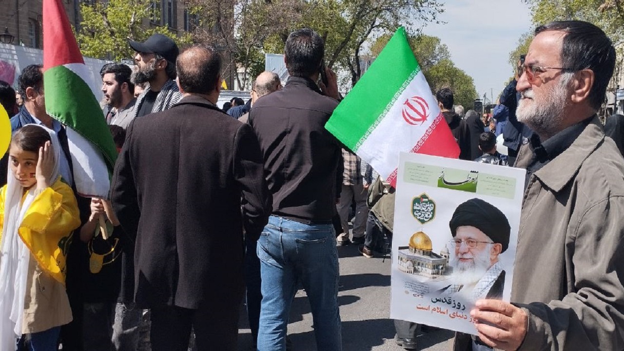 برگزاری راهپیمایی روز جهانی قدس در تبریز