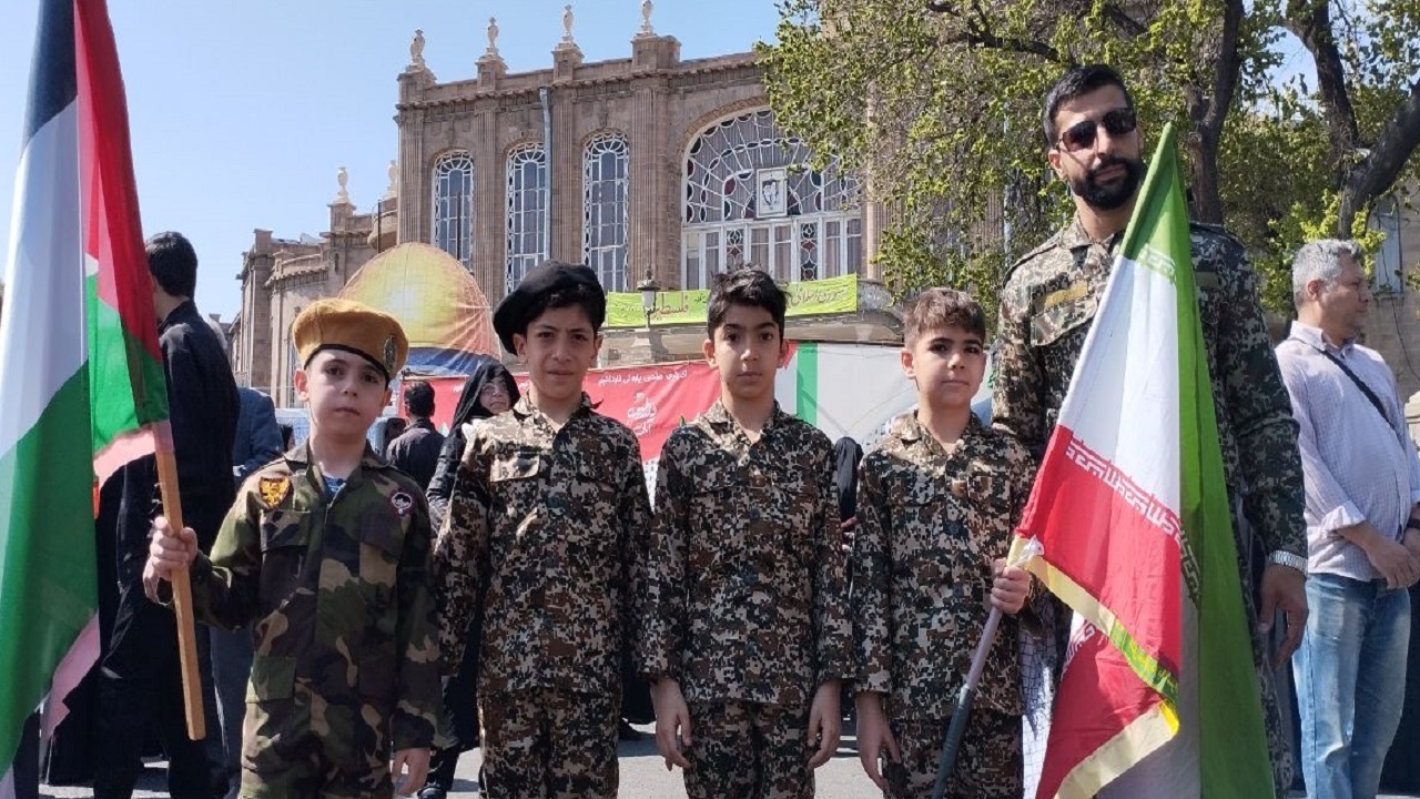 برگزاری راهپیمایی روز جهانی قدس در تبریز