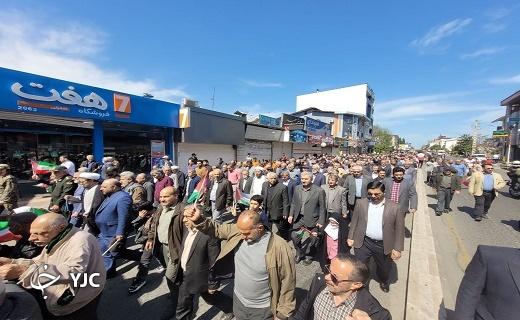 طنین انداز شدن فریاد آزادی قدس در سراسر مازندران