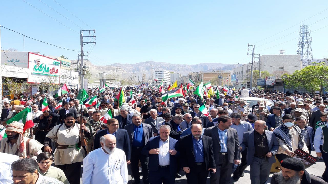 برگزاری راهپیمایی روز قدس در ایلام