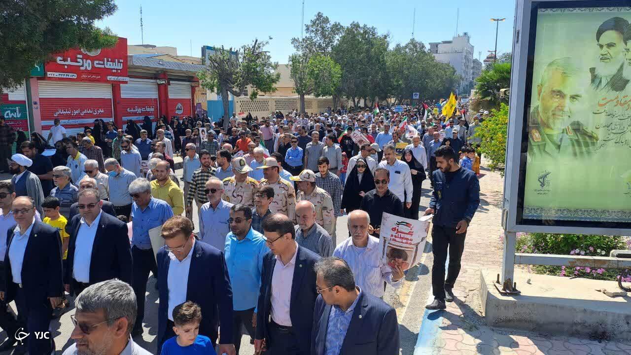 راهپیمایی روز قدس در بوشهر