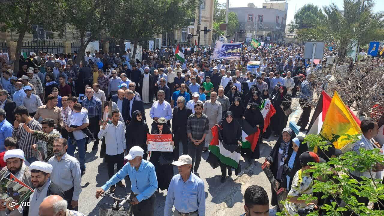 راهپیمایی روز قدس در بوشهر