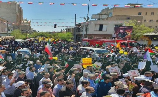 خروش ندای رهایی قدس شریف در شهر مقدس قم طنین انداز شد+تصاویر و فیلم