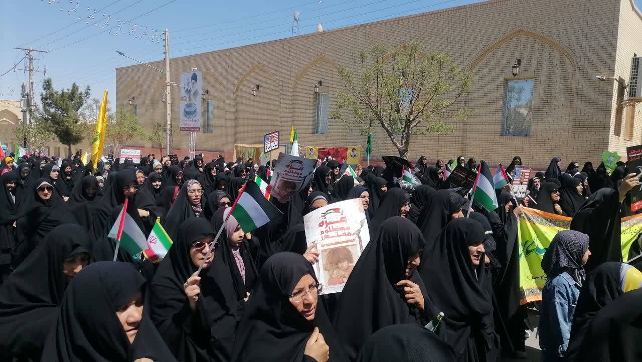 برگزاری راهپیمایی روز جهانی قدس در خراسان جنوبی + تصاویر