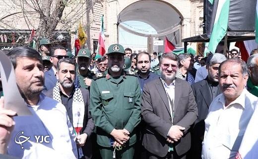 حضور حماسی مردم استان یزد در راهیپمایی روز جهانی قدس+ تصاویر