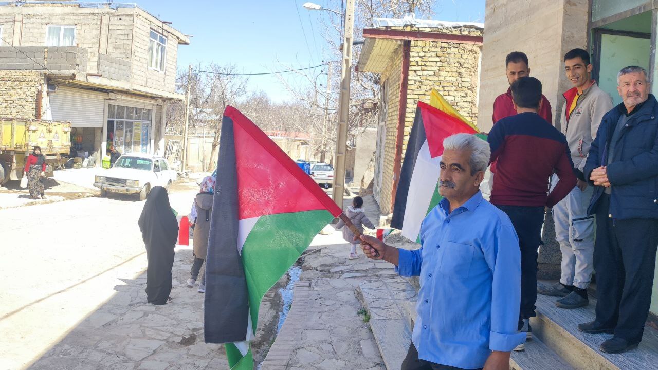 حمایت در از مردم فلسطین