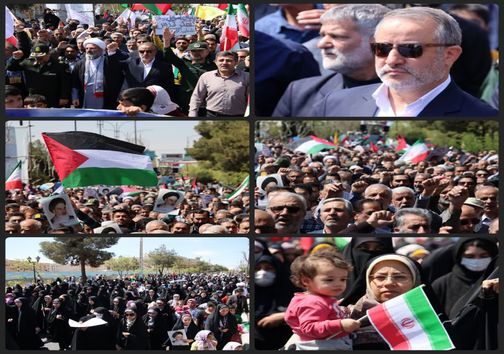 راهپیمایی روز جهانی قدس در استان سمنان/ طنین فریاد آزادی قدس