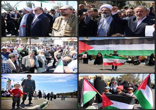 راهپیمایی روز جهانی قدس در استان سمنان/ طنین فریاد آزادی قدس