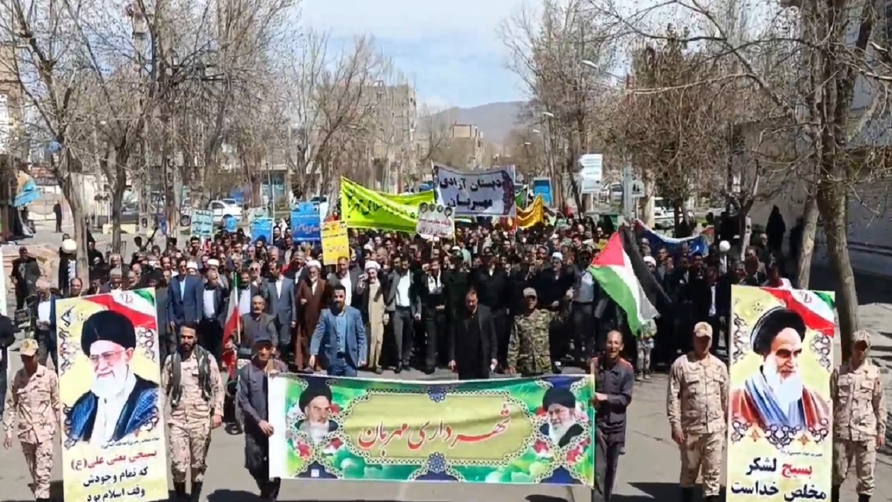 برگزاری راهپیمایی روز جهانی قدس در آذربایجان شرقی