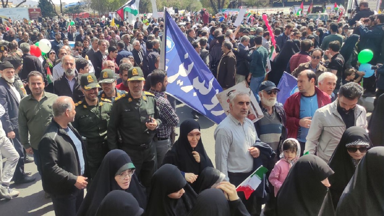 برگزاری راهپیمایی روز جهانی قدس در آذربایجان شرقی
