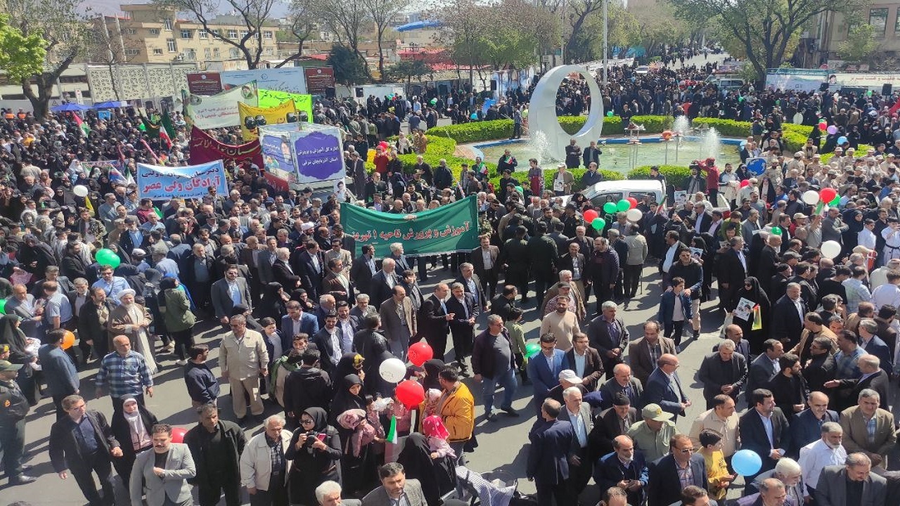 برگزاری راهپیمایی روز جهانی قدس در آذربایجان شرقی