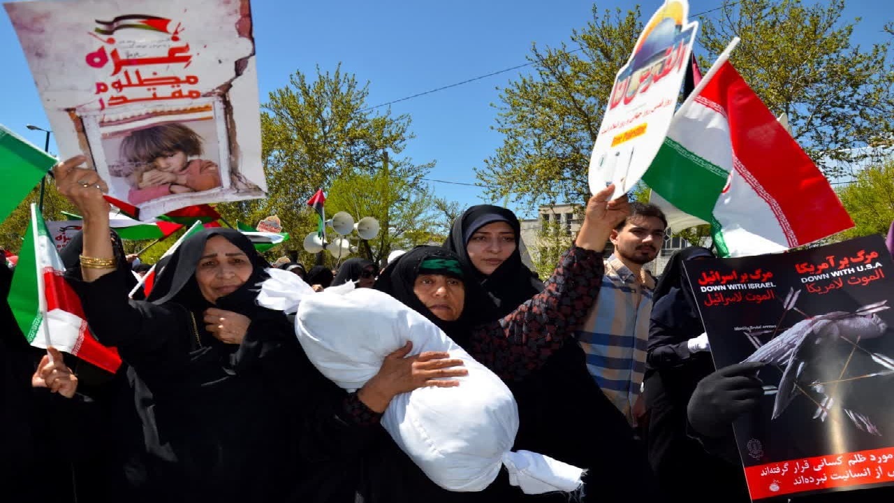 شکوهی دیگر از مردم لرستان در راهپیمایی روز قدس+تصاویر