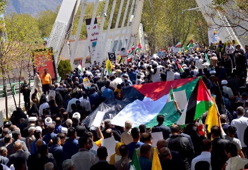 شکوهی دیگر از مردم لرستان در راهپیمایی روز قدس+تصاویر