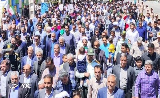 حضور حماسی مردم استان یزد در راهیپمایی روز جهانی قدس+ تصاویر