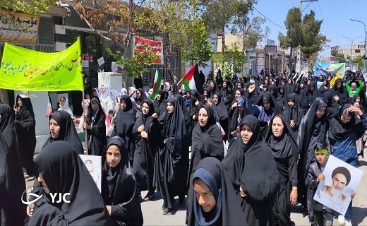 حضور حماسی مردم استان یزد در راهیپمایی روز جهانی قدس+ تصاویر
